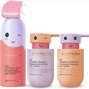 Evereden Kids Bathtime Trio Shampoo Conditioner Body Wash